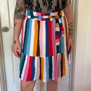 Gibson multi colored mini skirt